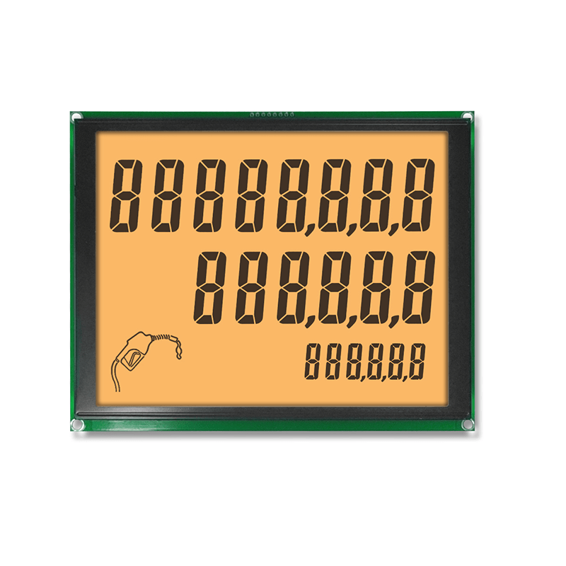 LCD-Anzeige f&uuml;r Zapfs&auml;ulen (8+6+6 Stellen, 7-Segment-Anzeige)