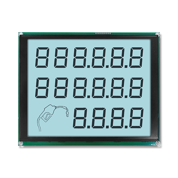 16 Digits 7 Segment LCD Display For Fuel Dispenser