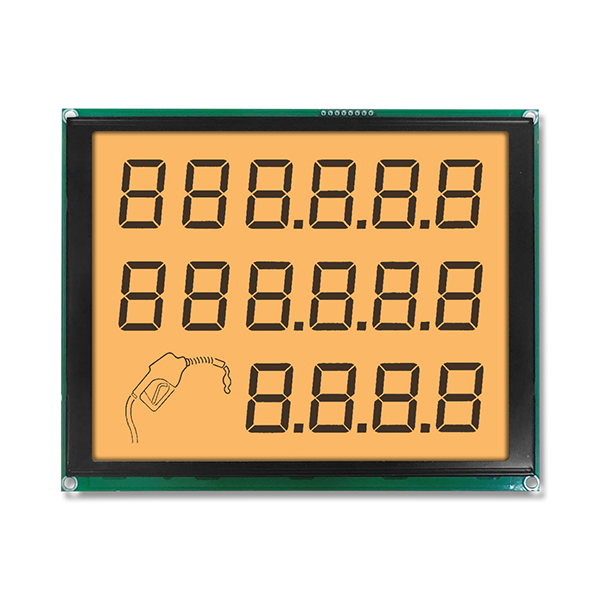 16 Digits 7 Segment LCD Display For Fuel Dispenser