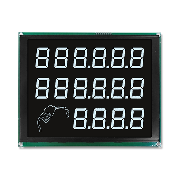 16 Digits 7 Segment LCD Display For Fuel Dispenser