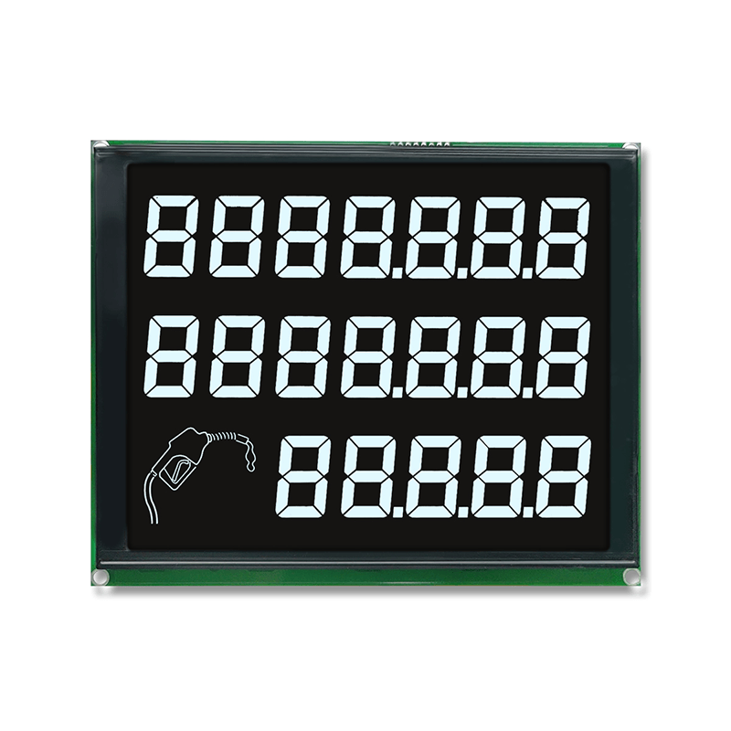 7+7+5 Digits 7 Segment LCD Display For Fuel Dispenser